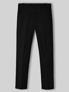 Black Men's Slim Dress Pants